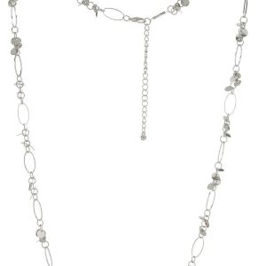 Bay Studio Long 36 In. Oval Shaky Disc Link Necklace