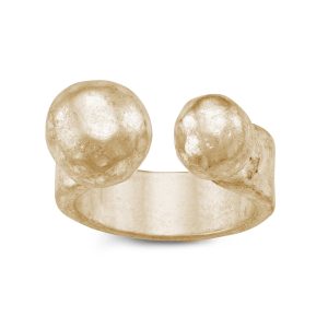 Bella Uno Gold-Tone Open U Ring