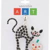 Wearable Art Enchanted Cat Halloween Charm
