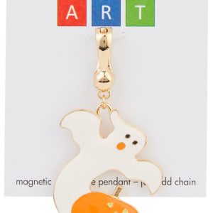 Wearable Art Enchanted Ghost Halloween Charm