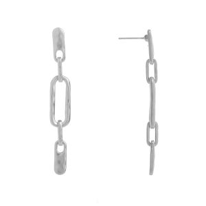 Bella Uno Linear Link Drop Earrings