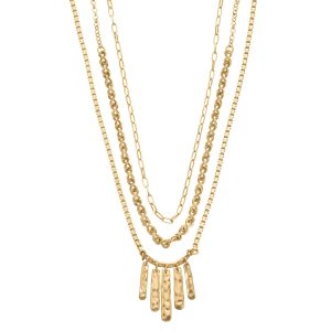 Bella Uno 3 Row Layered Necklace