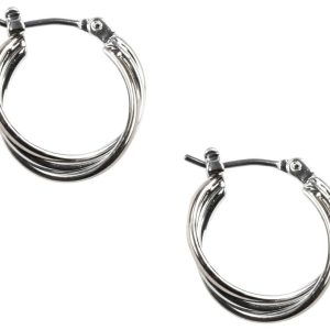 Napier Triple Twist Hoop Earrings