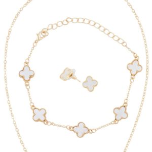Bay Studio Clover Jewelry Set