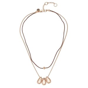 Bella Uno 2-Row Layered Fashion Necklace
