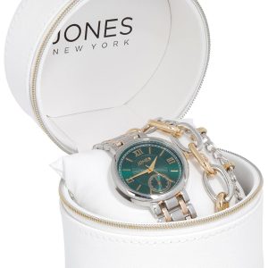 Jones New York Womens 3-Piece Boxed Watch Set