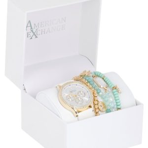 American Exchange Womens Boxed Watch Set