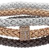 Nine West Boxed 3-pc. Tri-Tone Mesh Bracelet Set