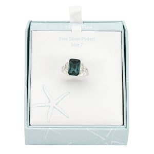Ocean Treasures Empire Cut Stone Ring