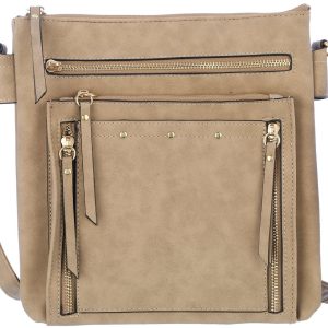 Juniper & Joy Tammi Multi Zip Crossbody Bag