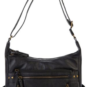 Bueno Vintage 8 Pocket Hobo Crossbody