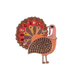 Hallmark Turkey Time Brooch Pin