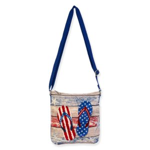 Sun N' Sand Americana Flip Flop Beach Tote Bag