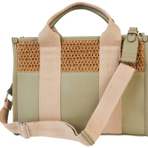 Tommy Bahama Raffia Webbing Modern Tote