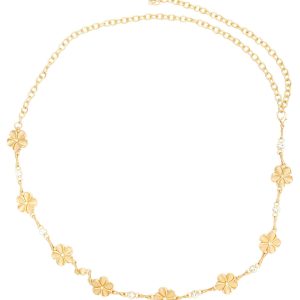 Olivia & Kate Gold Flower Chain Belt