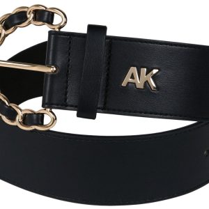 Anne Klein Womens Large Buckle Stretch Belt