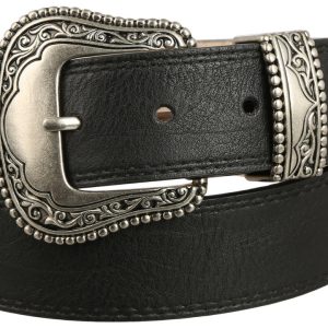 Vince Camuto Womens Faux Leather Belt