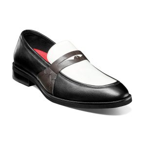 Stacy Adams Mens Prichard Moc Toe Penny Slip On