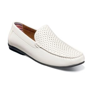 Stacy Adams Mens Conroy Moc Toe Perf Slip On