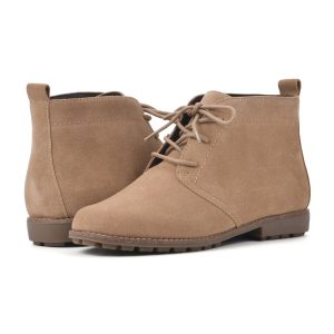 White Mountain Womans Auburn Lace Up Booties