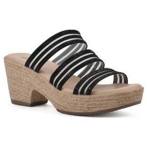 Cliffs By White Mountain Womens Bianna Wedge Sandal