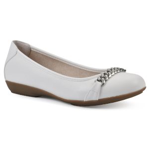 Womens Extended Size Charmed Ballet Flat
