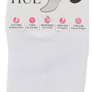 Hue Womens 3 Pk Arch Hug Liner Socks