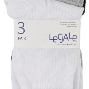 Keep You Socks On Womens 3 Pk Ruffle Crew Socks