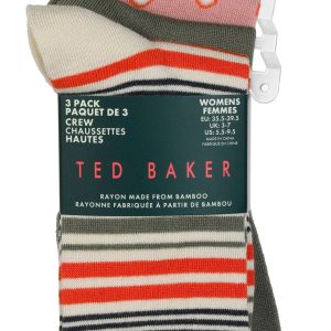 Ted Baker Womens 3 Pk Dress Socks