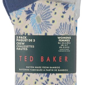 Ted Baker Womens 3 Pk Dress Socks