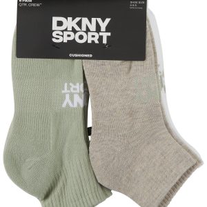 DKNY Womens 6 Pk. Quarter Crew Cushioned Socks