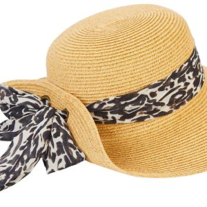 Nine West Womens Braided Headband Sun Hat