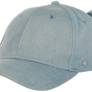 Steve Madden Womens Denim Bow Baseball Cap