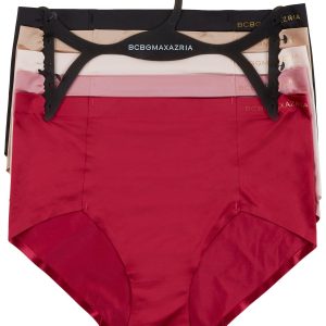 BCBGMAXAZRIA Womens 5 Pk Brief Lazer Cut Panties