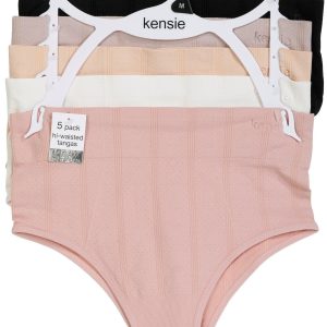 Nanette Lepore Womens 5 Pk Tangas Panties