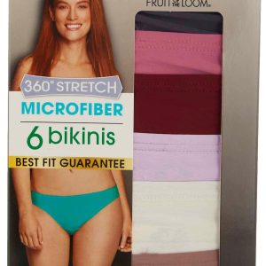 Fruit of the Loom Womens 6 Pk. Microfiber Briefs
