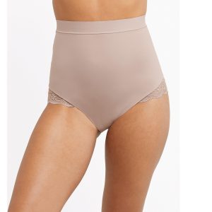 Womens Eco Lace Mid Waist Brief