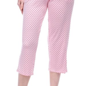 Ellen Tracy Womens Dot Print Pajama Capris