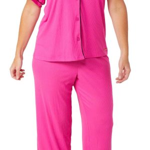 BCBGMAXAZRIA Womens 2 Pc Pajama Pants Set