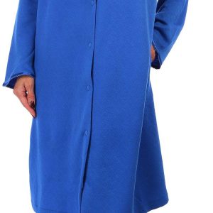 Coral Bay Womens Buttoned Quilted Bath Robe