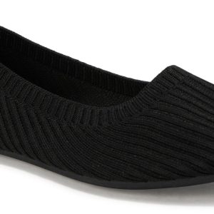 Danskin Womens Hope Woven Slip-On Ballet Flats