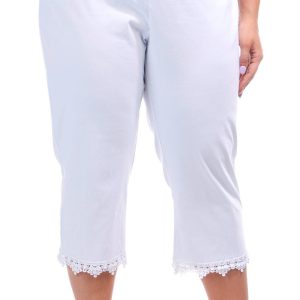 Fit Sight Plus Crochet Trim Capris