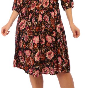 Harlow & Rose Womens Rose Midi Dress