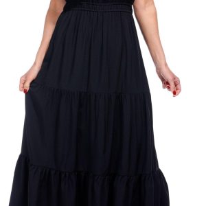 London Times Womens Short Sleeve Tiered Shirt Dress