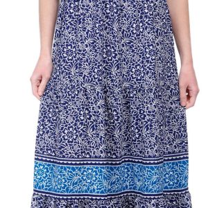 London Times Womens Short Sleeve Maxi Dress
