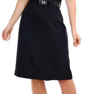 Kasper Womens Sleeveless Sheath Knee Dress