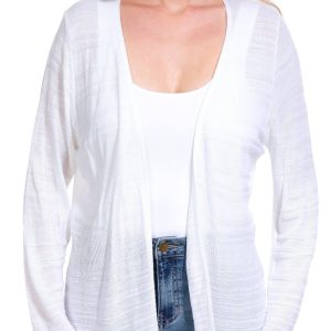 Tash & Sophie Womens Solid Cardigan