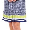 Harper 241 Plus Sleeveless Geo Swing Dress