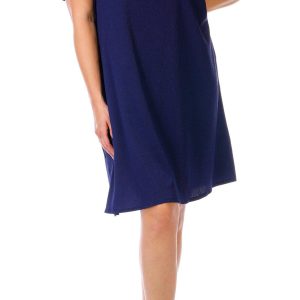 C'est La Vie Plus Short Sleeve Double Ruffle Jacquard Dress