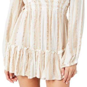 Surf Gypsy Juniors Stripe Lurex Dress